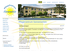 Tablet Screenshot of pflege-centrum-sonnenschein.de